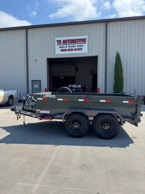 2026 Buckshot 6x10 Dump Trailer 5200lbs axles 