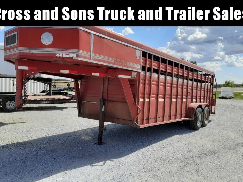 1995 Titan Trailers 7X20 Livestock Trailer 1995 Titan Trailers 7X20 Livestock Trailer