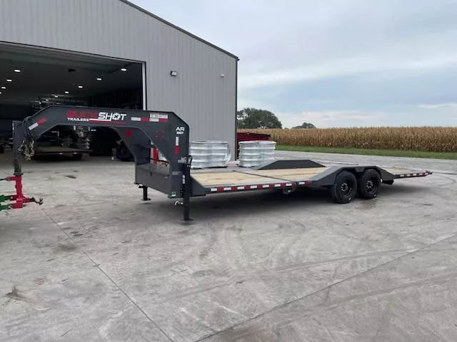 2026 Buckshot AR Tilt Bed Gooseneck Trailer 102x26ft 8k Axles