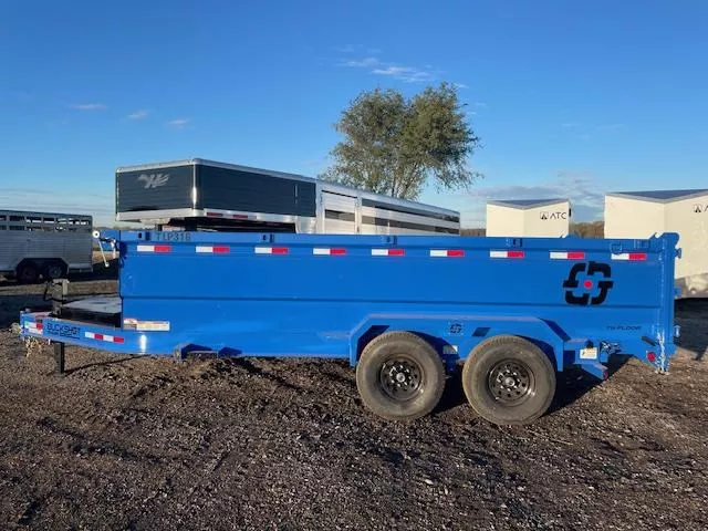 2026 Buckshot TLP316 Dump Trailer 16ft 3ft sides
