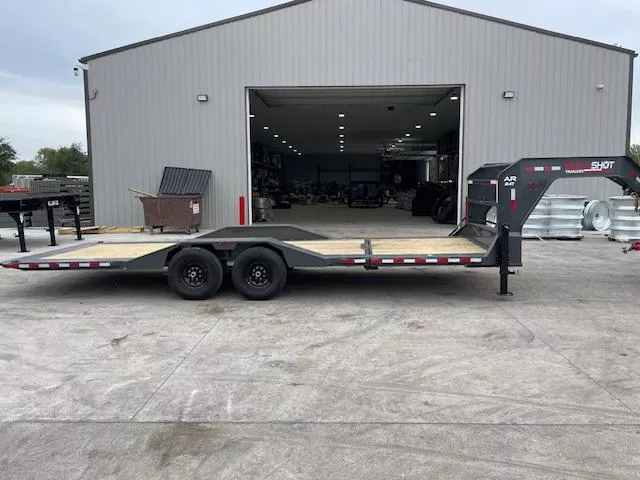 2026 Buckshot 102x24ft Gooseneck Tilt Bed Trailer 7k axles