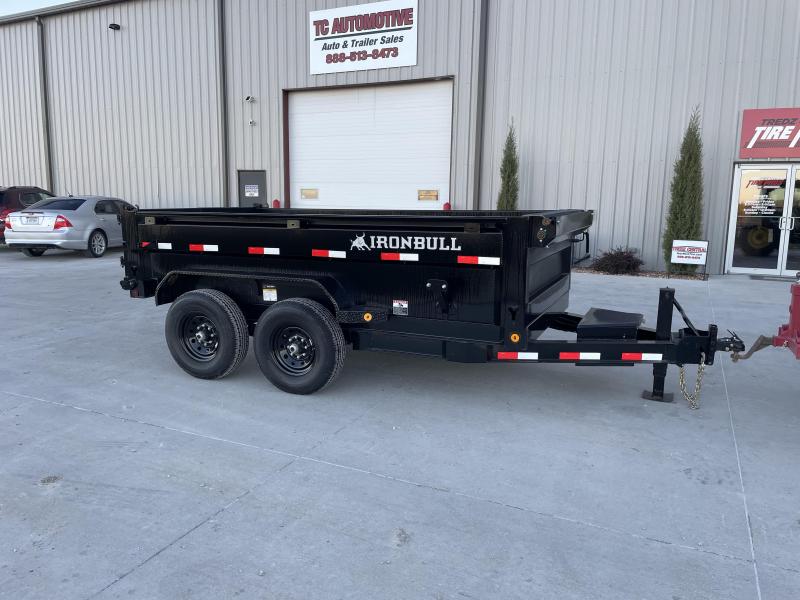 2022 Iron Bull DT12ft x 72" - 14000lb GVWR Tandem Axle Dump Trailer 2022 Iron Bull DT12ft x 72" - 14000lb GVWR Tandem Axle Dump Trailer