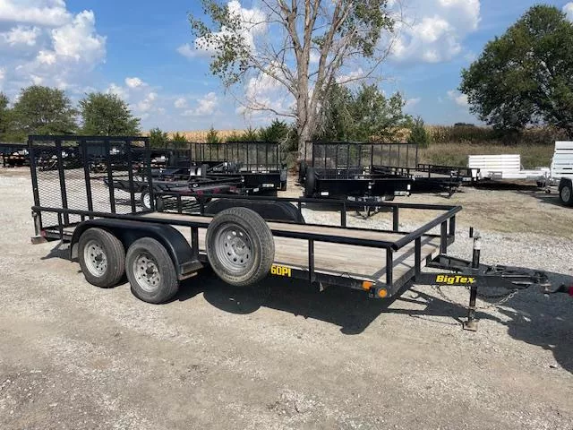 2019 Big Tex 16ft Utility Trailer Tandem axle