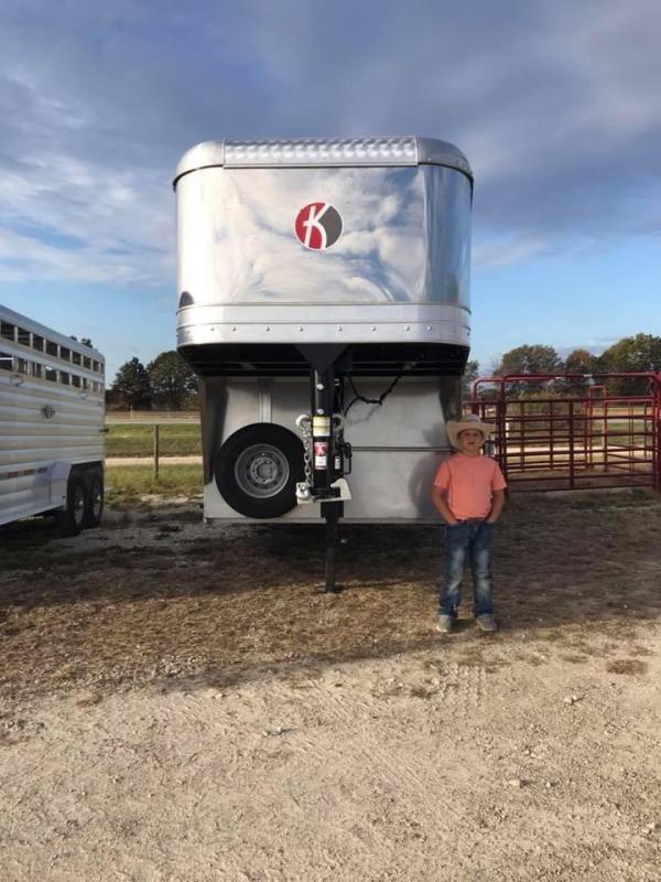 2018 Kiefer Built Stock Combo Livestock Trailer Montgmery Livestock