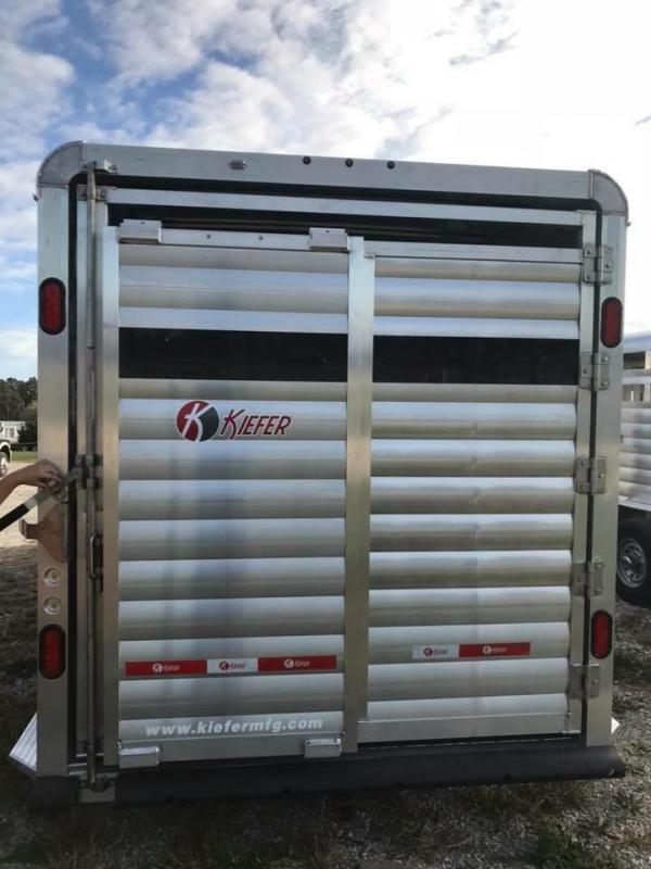 2018 Kiefer Built Stock Combo Livestock Trailer Montgmery Livestock