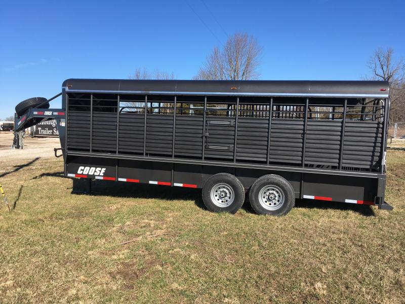 2018 Kiefer Built Stock Combo Livestock Trailer Montgmery Livestock