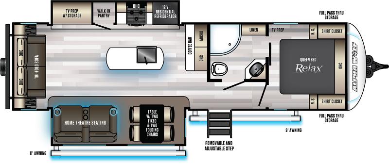 new Travel Trailers Forest River Cherokee Alpha Wolf for sale, in Irwin, PA Thumbnail 2