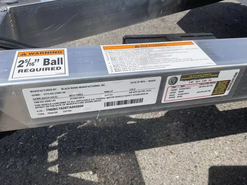 new Car Haulers / Racing Trailers Black Rhino  for sale, in Muncy, PA Thumbnail 6