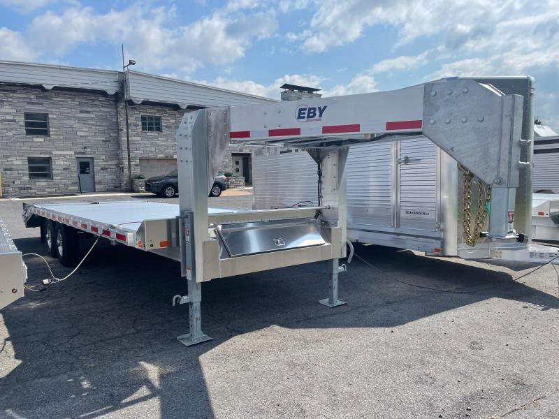 2021 EBY 25' 15.9K Gooseneck Deckover Flatbed Trailer 2021 EBY 25' 15.9K Gooseneck Deckover Flatbed Trailer