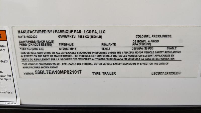 new Cargo (Enclosed) Trailers Look Trailers  for sale, in Muncy, PA Thumbnail 5