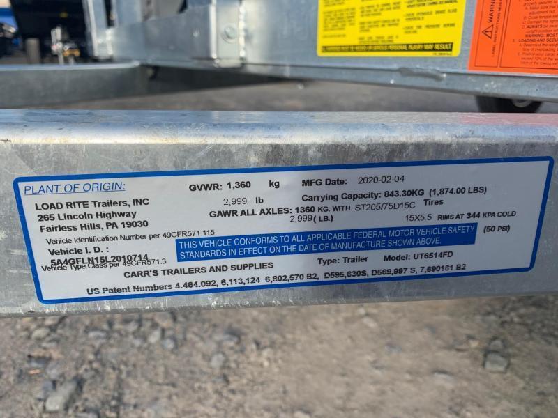 new Utility Trailers Load Rite  for sale, in Muncy, PA Thumbnail 6