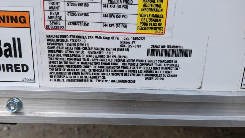 new Cargo (Enclosed) Trailers Wells Cargo  for sale, in Muncy, PA Thumbnail 5