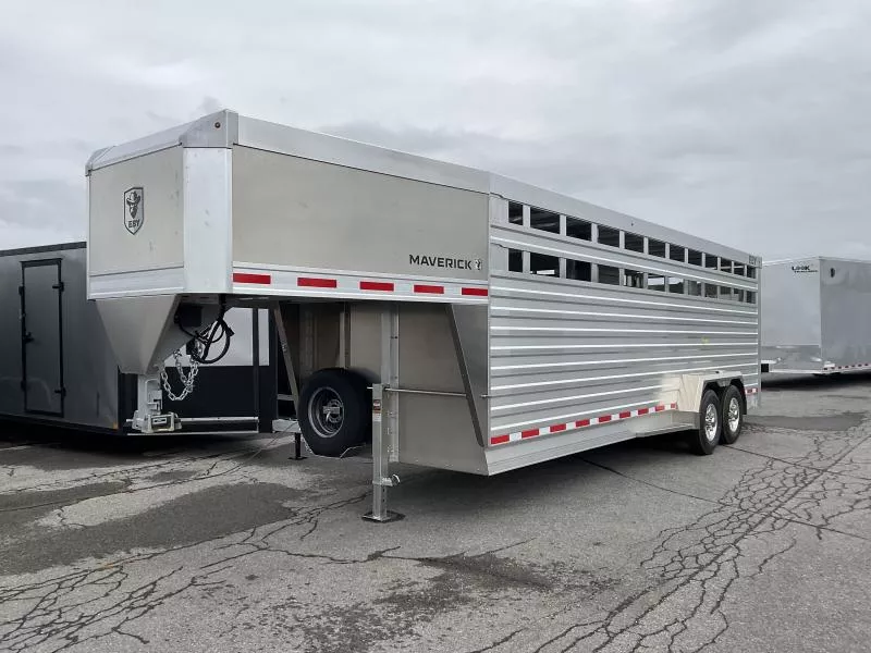 2026 EBY 83x24 Gooseneck Stock Trailer