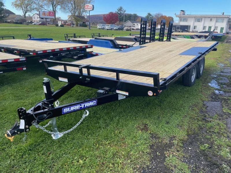 2021 Sure-Trac 8.5x18 10K Deckover Flatbed Trailer 2021 Sure-Trac 8.5x18 10K Deckover Flatbed Trailer