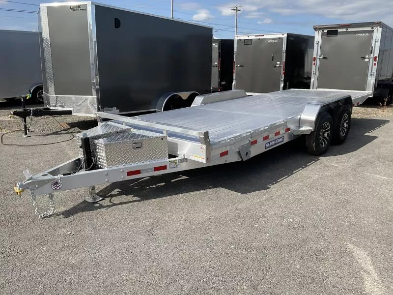 2026 Sure-Trac 7x20 10K Aluminum Power Tilt Equipment Trailer