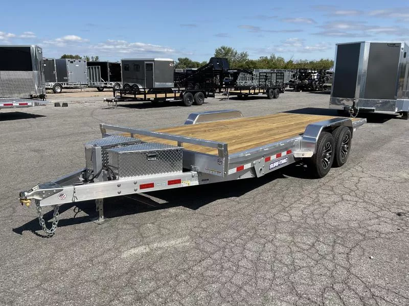 2026 Sure-Trac 7x18 10K Aluminum Power Tilt Equipment Trailer