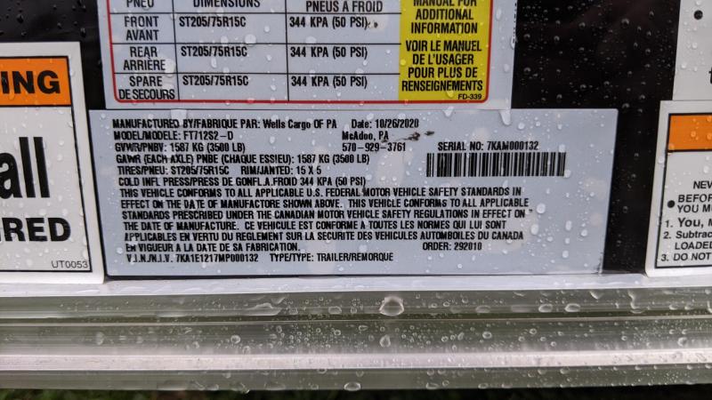 new Cargo (Enclosed) Trailers Wells Cargo  for sale, in Muncy, PA Thumbnail 5