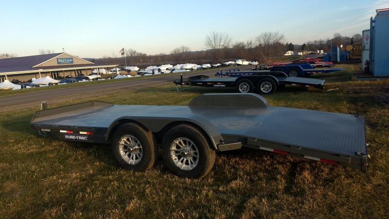 2020 Sure-Trac 7 x 18 Steel Deck Car Hauler 10k 2020 Sure-Trac 7 x 18 Steel Deck Car Hauler 10k