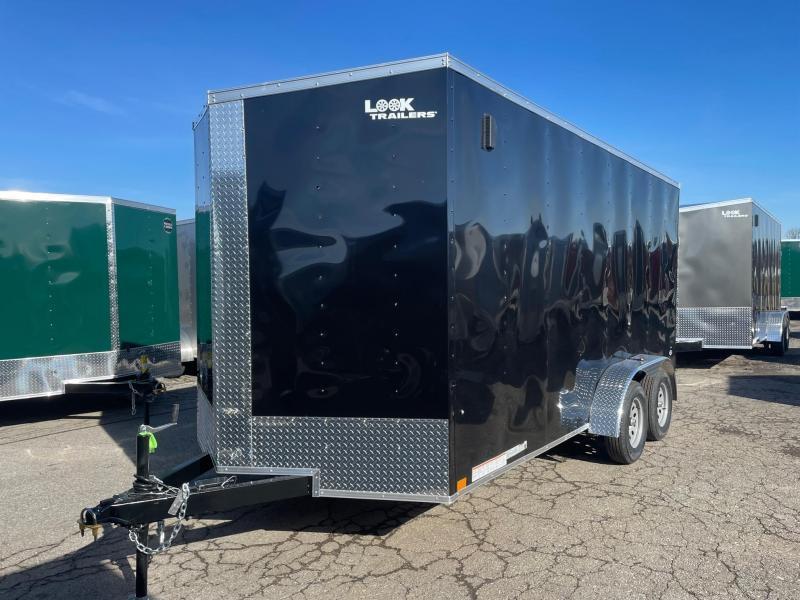 2023 Look Trailers 7X16 Ramp Door 7K Enclosed Cargo Trailer New and
