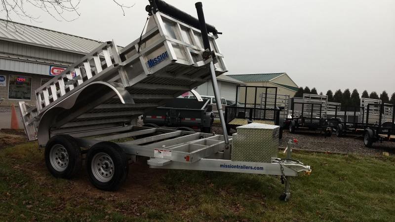2021 Mission MODP 6x10 Aluminum 6K Dump Trailer 2021 Mission MODP 6x10 Aluminum 6K Dump Trailer