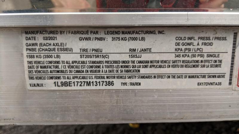 new Cargo (Enclosed) Trailers Legend Trailers  for sale, in Muncy, PA Thumbnail 5