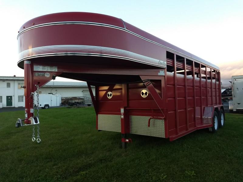 2018 CornPro Trailers 7x16 7K Gooseneck Livestock Trailer 2018 CornPro Trailers 7x16 7K Gooseneck Livestock Trailer