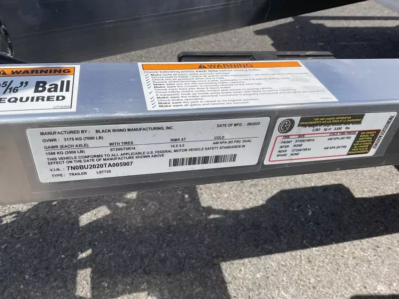 new Utility Trailers Black Rhino  for sale, in Muncy, PA Thumbnail 6