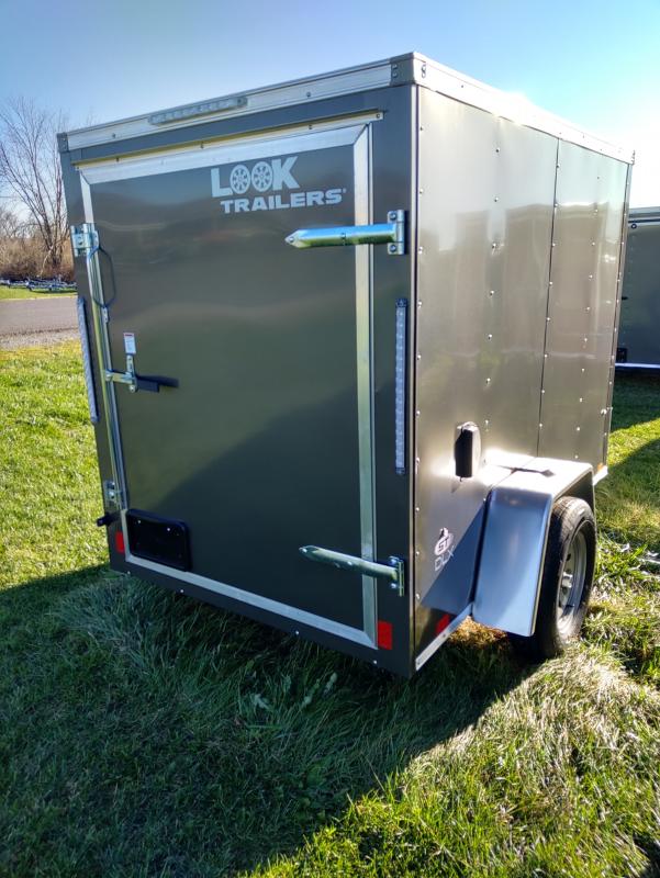 2023 Look Trailers 5x8 3k BARN DOOR Cargo / Enclosed Trailer New and