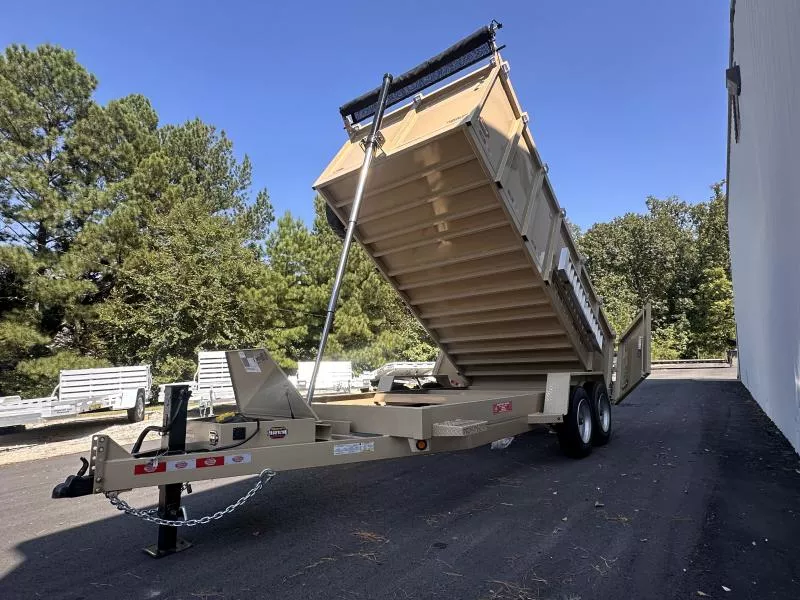 Covered Wagon 7'x16' Dump, 4ft sides, 8K Axles 2026