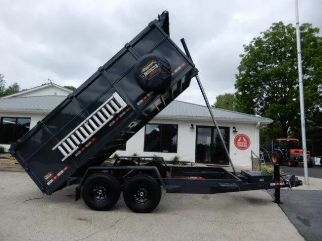 Covered Wagon 7x14' Dump, 4' Sides, Ramps 2026