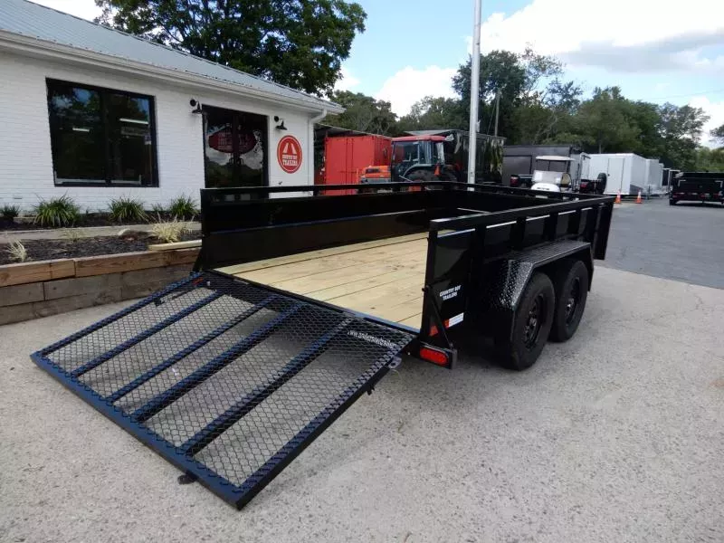 Anderson 76"x12' Utility, w/2' Sides, Ramp Gate 2025