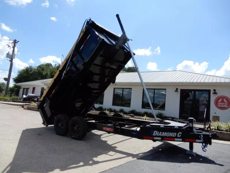 Diamond C 7x14' Dump, 32" Sides, Ramps, LPT207 2025