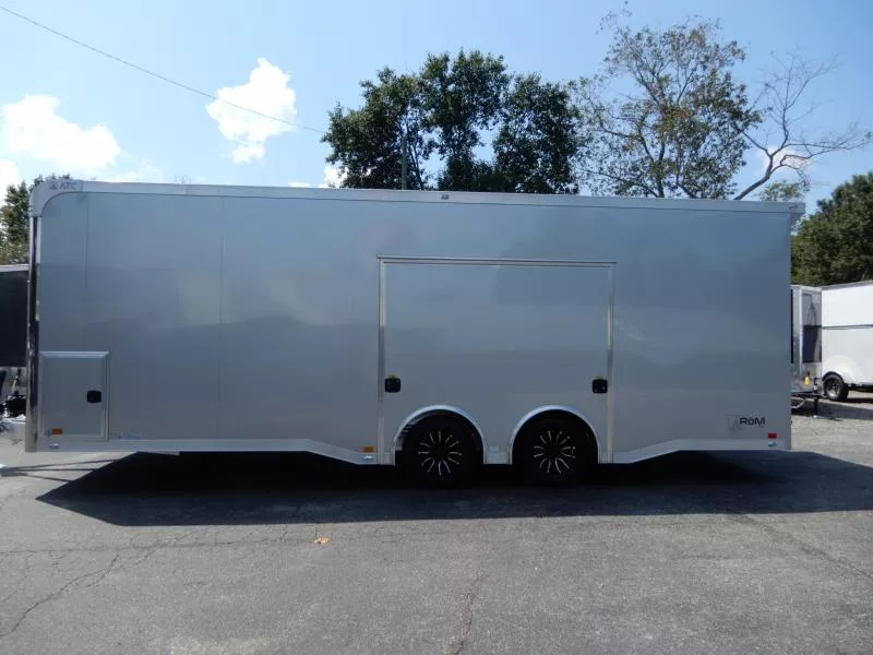 ATC 8.5x24' Car Hauler, 7' height, Finished Interior w/AC, ROM450 