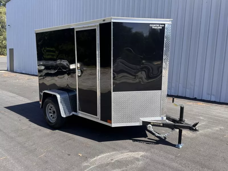 Covered Wagon 5'x8'x5.5' Enclosed, Side Door & Ramp Door 2026 