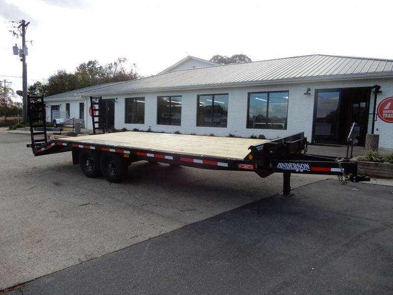 Anderson 8.5x22' Equipment Deck-over w/5' Dovetail & Famps 2026