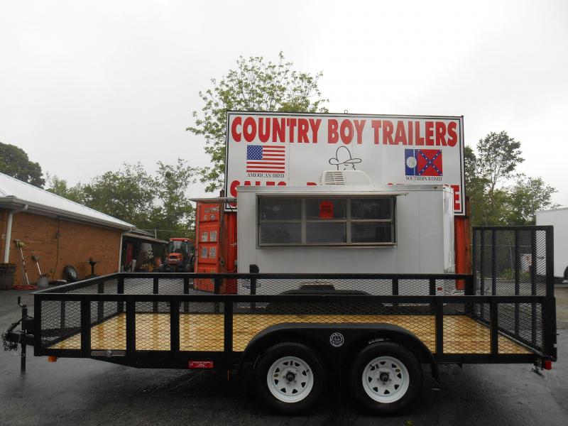 Landscape Trailer 76X16 2' Wire Side Landscape Trailer 76X16 2' Wire Side
