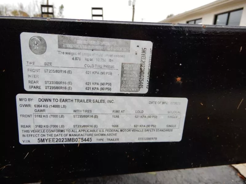 used Equipment / Flatbed Trailers Down 2 Earth Trailers  for sale, in Cumming, GA Thumbnail 8