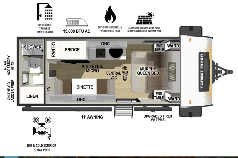 new Travel Trailers Forest River  for sale, in Gardnerville, NV Thumbnail 7