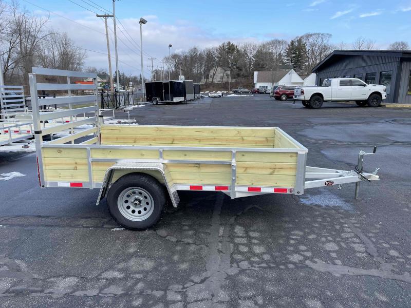 2024 MMT 6'x10'SA Wood Side Aluminum Utility Trailer 5x10 Trailers