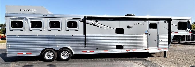 2021 Lakota 8415 Charger Riser Wall Sofa Horse Trailer 2021 Lakota 8415 Charger Riser Wall Sofa Horse Trailer