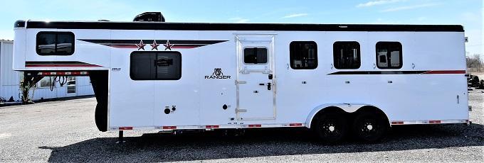 2022 Bison Trailers 7408 Ranger Horse Trailer 2022 Bison Trailers 7408 Ranger Horse Trailer