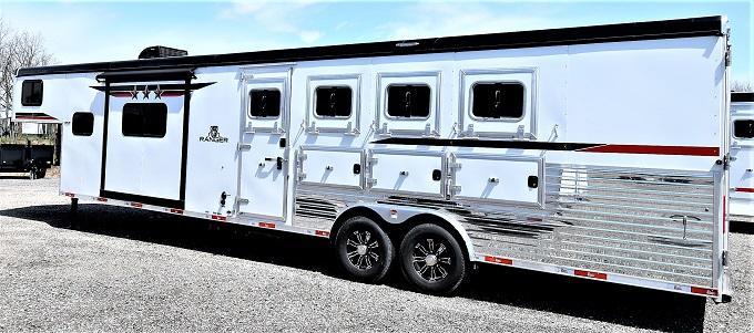 2022 Bison Trailers 8413B.S. Ranger Horse Trailer 2022 Bison Trailers 8413B.S. Ranger Horse Trailer
