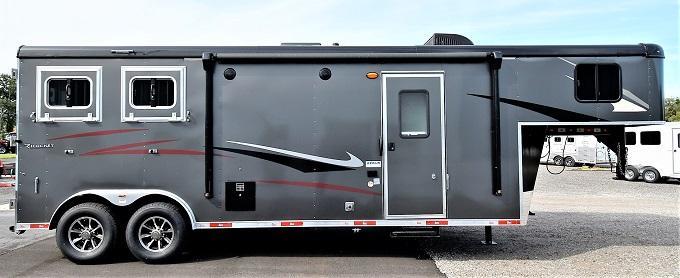 2022 Bison Trailers Ricochet 8209B Horse Trailer 2022 Bison Trailers Ricochet 8209B Horse Trailer