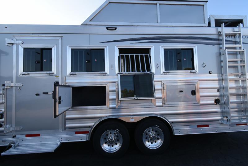 2025 Merhow Trailers Summit 8417 Farmhouse Horse Trailer in Silver Lake ...