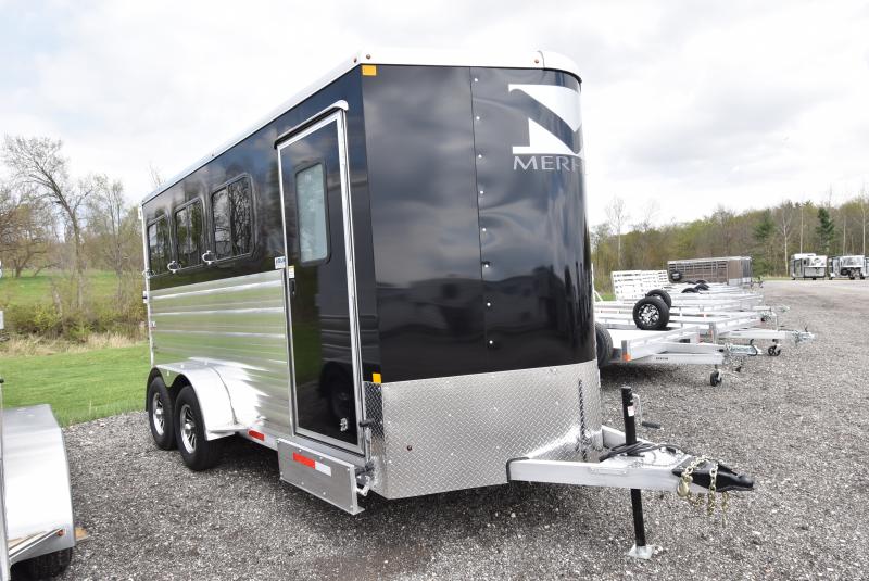 2023 Merhow Trailers Bronco 3 Horse Trailer KERLIN TRAILERS Horse