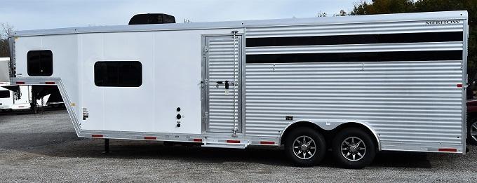 2020 Merhow Trailers 8009 Stock/Combo w/9' LQ Horse Trailer 2020 Merhow Trailers 8009 Stock/Combo w/9' LQ Horse Trailer
