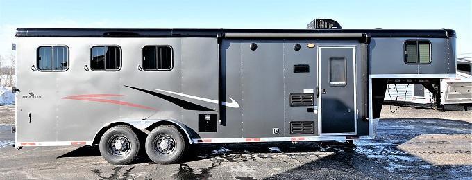 2021 Bison Trailers 7308 Quick Draw Horse Trailer 2021 Bison Trailers 7308 Quick Draw Horse Trailer