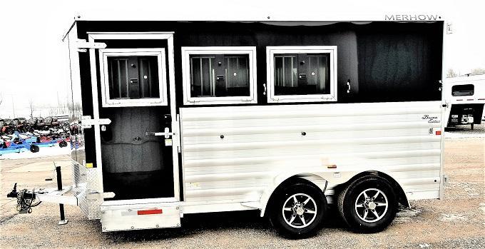 2021 Merhow Trailers Bronco 3-H BP Horse Trailer 2021 Merhow Trailers Bronco 3-H BP Horse Trailer