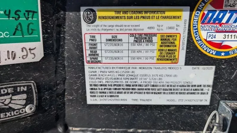 used Other Trailers Horizon Trailers  for sale, in Lockport, NY Thumbnail 5