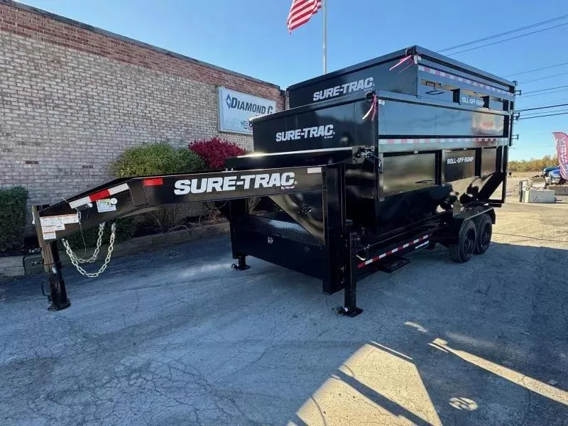 2025 Sure-Trac 7'X14' W/4FT SIDES Dump Bin
